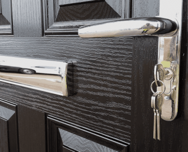 composite doors close up