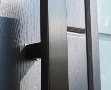black door handles